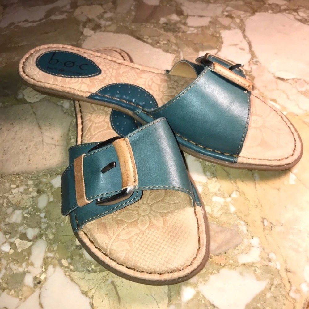 SOLD!!!!!!!!!!!BOC Born Sandals never worn. NWOT.